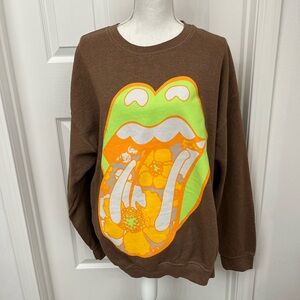 URBAN OUTFITTERS ROLLING STONES CREWNECK
